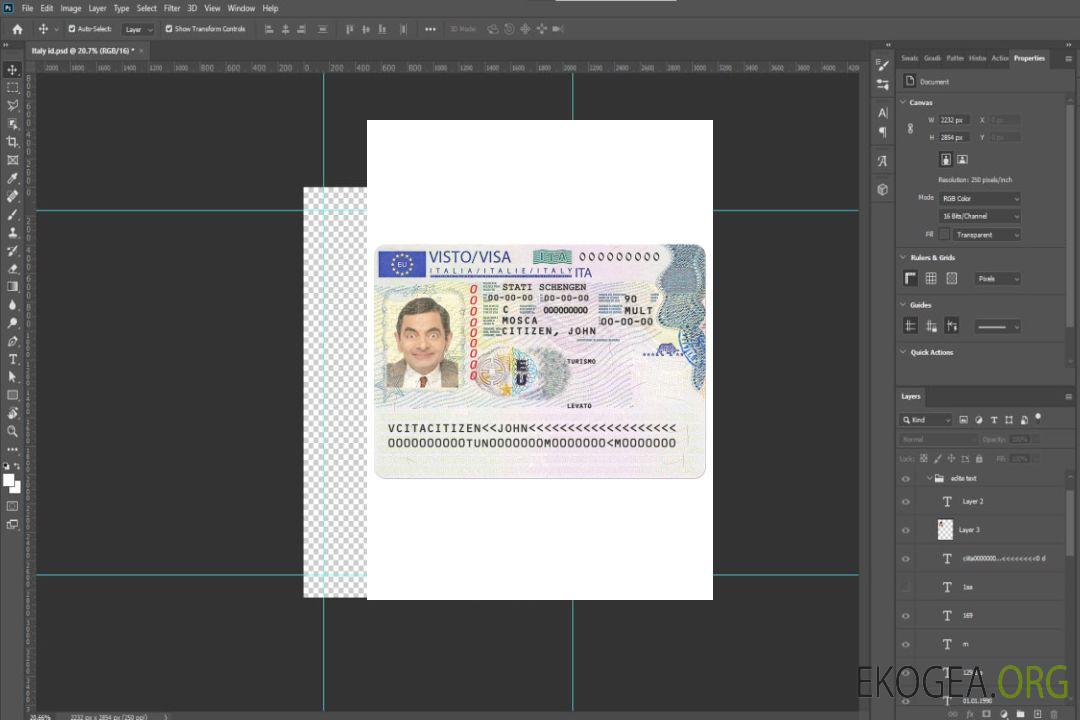Visa Schengen Italie version 2 template Visa Schengen Italie version 2 template